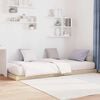 vidaXL Floor Bed Frame Sonoma 75 x 190 cm Engineered Wood