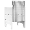 vidaXL Garden Chair 2 pcs White 53 x 49 x 85 cm PP
