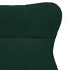 vidaXL Armchair Dark Green 69 x 74 x 93 cm Velvet