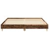 vidaXL Bed Frame No Mattress Old Wood 200x200 cm Engineered Wood