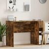 vidaXL Desk Smoked Oak 109 x 50 x 78 cm Engineered Wood