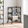 vidaXL Kitchen Trolley Grey Sonoma 50x35x75.5 cm Engineered Wood