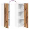 vidaXL Hanging Cabinet Old Wood 30 x 31 x 100 cm Engineered Wood