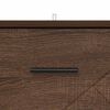vidaXL Bedside Cabinet Brown oak 38 x 38 x 66 cm Engineered wood