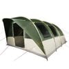 vidaXL Family Tent Tunnel 7-Person Green Waterproof