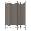 vidaXL 5-Panel Room Divider Anthracite 200x220 cm Fabric