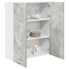 vidaXL Hanging Cabinet Concrete Grey 80 x 31 x 100 cm Engineered Wood