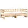 vidaXL Pull-out Day Bed without Mattress 2x(80x200) cm Solid Wood Pine