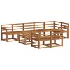 vidaXL Outdoor Sofa Set 9 pcs Natural Solid Acacia Wood