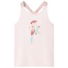 vidaXL Kids' Tank Top Soft Pink 128