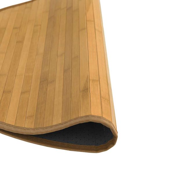 vidaXL Rug Round Natural80 cm Bamboo