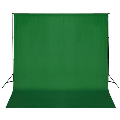 vidaXL Backdrop Support System 600x300 cm Green