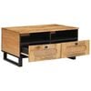 vidaXL Coffee Table Artisan Oak 80 x 54 x 40 cm Solid Mango Wood