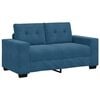 vidaXL Sofa Blue 160 x 77 x 82 cm Fabric
