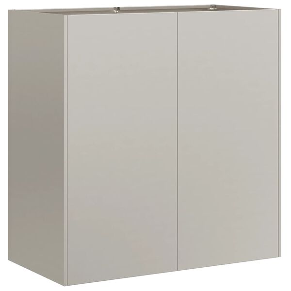 vidaXL Planter Rusty 80x40x80 cm Weathering Steel