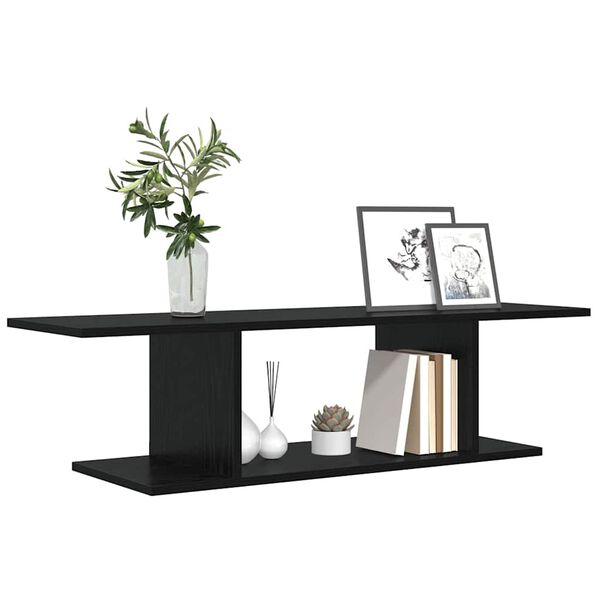 vidaXL TV Cabinet Set Black 103 x 30 x 26.5 cm Engineered Wood