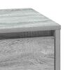 vidaXL Bedside Cabinet Grey 39 x 34.5 x 50 cm Engineered wood