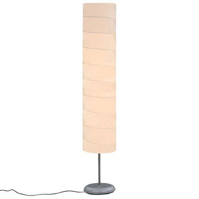 vidaXL Floor Lamp with Stand 121 cm White E27