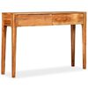 vidaXL Console Table Solid Wood 118x30x80 cm