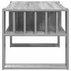 vidaXL Coffee Table Grey Sonoma 92 x 49.5 x 45 cm Engineered Wood