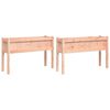 vidaXL Garden Planters 2 pcs with Legs Solid Wood Douglas