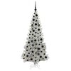 vidaXL Christmas Tree with 300 LEDs with Stand Silver 180 cm PET