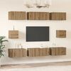 vidaXL TV Cabinet Set Wall-mounted 8 pcs Artisan Oak Engineered Wood