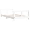 vidaXL Kids Bed Frame White 80x160 cm Solid Wood Pine
