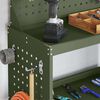 vidaXL Tool Trolley Olive green 65 x 35 x 111 cm Cold-rolded steel