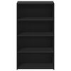 vidaXL Highboard Black 70x41x124 cm Engineered Wood
