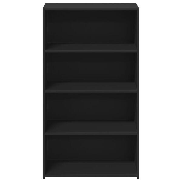vidaXL Highboard Black 70x41x124 cm Engineered Wood