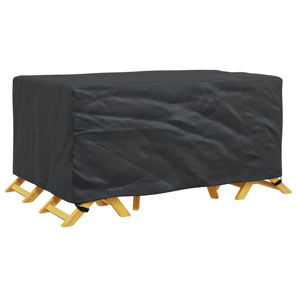 vidaXL Furniture Cover Plain Black 172 x 113 x 73 cm 420D