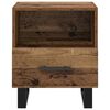 vidaXL Bedside Cabinet Old Wood 40 x 35 x 47.5 cm Engineered Wood