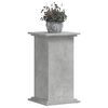 vidaXL Plant Stand Concrete Grey 33x33x60 cm Engineered Wood