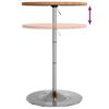 vidaXL Bar Table &Oslash;60x90.5 cm Solid Wood Beech