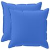 vidaXL Cushion Cover 2 pcs HOUTEN Royal Blue 60 x 60 cm Polyester