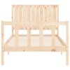 vidaXL Bed Frame without Mattress 100x200 cm Solid Wood Pine