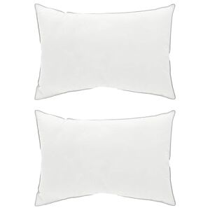 vidaXL Pillow 2 pcs 50 x 75 cm Australian Wool White