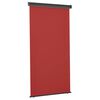 vidaXL Balcony Side Awning 125x250 cm Red