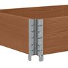 vidaXL Pallet Collar Brown 150x50 cm Solid Wood Pine