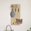 vidaXL Wall-Mounted Coat Rack with Shelf Sonoma Oak 40 x 10 x 90 cm