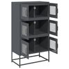 vidaXL Highboard Anthracite 68x39x123 cm Steel