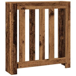 vidaXL Radiator Cover Old Wood 78 x 20 x 82 cm Engineered Wood