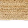 vidaXL Area Rugs Square Brown 200 x 200 cm Jute