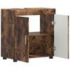 vidaXL Bathroom Cabinet Set TULUM Smoked Oak 60 x 34 x 63 cm