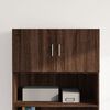 vidaXL Wall Cabinet Brown Oak 80x42.5x40 cm Engineered Wood