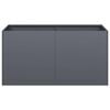 vidaXL Planter Anthracite 80x40x40 cm Cold-rolled Steel