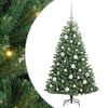 vidaXL Artificial Hinged Christmas Tree Green 120 cm PVC and Metal