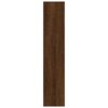 vidaXL Wall Shelf Brown Oak 90x16x78 cm Engineered Wood