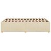 vidaXL Bed Frame without Mattress Cream 120x190 cm Small Double Fabric